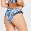Bas De Maillot De Bain Culotte Femme - Savana Palmer Bleu -Meilleur Surf Magasin bas de maillot de bain culotte femme savana palmer bleu