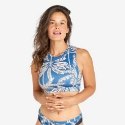 Bas De Maillot De Bain Culotte Femme - Savana Palmer Bleu -Meilleur Surf Magasin bas de maillot de bain culotte femme savana palmer bleu 5