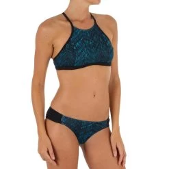 Bas De Maillot De Bain De Surf Femme Plissée Côté NIKI SHIBO BLEU -Meilleur Surf Magasin bas de maillot de bain de surf femme plissee cote niki shibo bleu 4
