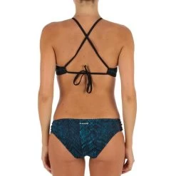 Bas De Maillot De Bain De Surf Femme Plissée Côté NIKI SHIBO BLEU -Meilleur Surf Magasin bas de maillot de bain de surf femme plissee cote niki shibo bleu 5