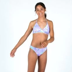 Bas De Maillot De Bain Fille - 100 Zeli Palm Violet -Meilleur Surf Magasin bas de maillot de bain fille 100 zeli palm violet 1