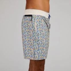 Boardshort Surf 500 17" JOY BEIGE -Meilleur Surf Magasin boardshort surf 500 17 joy beige 2