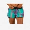 Boardshort Surf Femme TINI BLUR Avec Ceinture élastiquée Et Cordon De Serrage -Meilleur Surf Magasin boardshort surf femme tini blur avec ceinture elastiquee et cordon de serrage