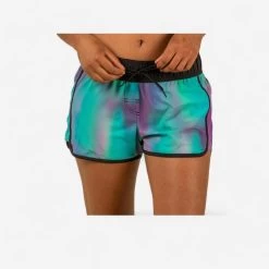 Boardshort Surf Femme TINI BLUR Avec Ceinture élastiquée Et Cordon De Serrage