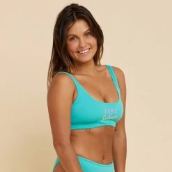 BRASSIERE AURELY TURQUOISE Avec Coques Amovibles -Meilleur Surf Magasin brassiere aurely turquoise avec coques amovibles 2