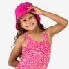 Casquette Anti UV Bébé Nageur Rose -Meilleur Surf Magasin casquette anti uv bebe nageur rose