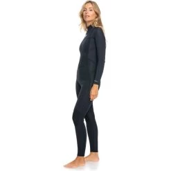 Roxy Combinaison De Surf Prologue 4/3mm GBS - Zip Au Dos - Noir Femmes -Meilleur Surf Magasin combinaison de surf prologue 43mm gbs zip au dos noir femmes 2