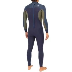 Combinaison SURF 500 Néoprène 3/2 Mm Homme Bleue Kaki -Meilleur Surf Magasin combinaison surf 500 neoprene 32 mm homme bleue kaki 2