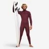 Combinaison Surf Néoprène 4/3 Mm Homme - 900 Bordeaux -Meilleur Surf Magasin combinaison surf neoprene 43 mm homme 900 bordeaux