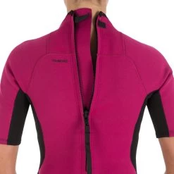 Tribord Combinaison Surf Shorty 100 Néoprène Femme Violet -Meilleur Surf Magasin combinaison surf shorty 100 neoprene femme violet 2
