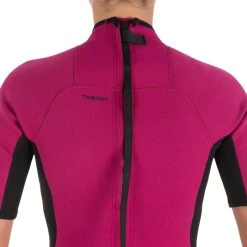 Tribord Combinaison Surf Shorty 100 Néoprène Femme Violet -Meilleur Surf Magasin combinaison surf shorty 100 neoprene femme violet 3