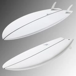 FISH 900 5'8" 35 L. Livrée Avec 2 Ailerons Twin . -Meilleur Surf Magasin fish 900 58 35 l livree avec 2 ailerons twin 6