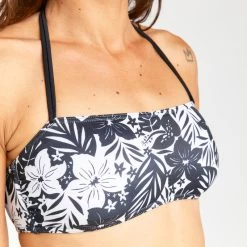 Haut De Maillot De Bain Bandeau Femme - Lori Borneo Noir -Meilleur Surf Magasin haut de maillot de bain bandeau femme lori borneo noir 4