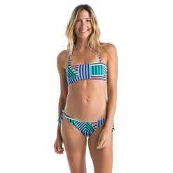 Haut De Maillot De Bain Bandeau LAURA GRAPHITI Avec Coques Amovibles -Meilleur Surf Magasin haut de maillot de bain bandeau laura graphiti avec coques amovibles 5