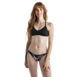 Haut De Maillot De Bain BRASSIERE CARO NOIRE Avec Dos Structuré Et Réglable -Meilleur Surf Magasin haut de maillot de bain brassiere caro noire avec dos structure et reglable 4