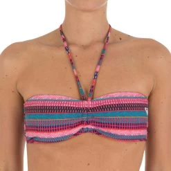 Haut De Maillot De Bain Femme Bandeau ROXY BOHO Rouge -Meilleur Surf Magasin haut de maillot de bain femme bandeau roxy boho rouge 3
