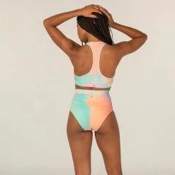 Haut De Maillot De Bain Femme Brassière De Surf ANA BLUR PINK -Meilleur Surf Magasin haut de maillot de bain femme brassiere de surf ana blur pink 2