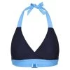 Regatta Haut De Maillot De Bain FLAVIA Femme (Bleu Marine / Bleu Clair) -Meilleur Surf Magasin haut de maillot de bain flavia femme bleu marine bleu clair