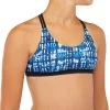 HAUT DE MAILLOT DE BAIN SURF FILLE BRASSIÈRE BLEU BONDI 500 -Meilleur Surf Magasin haut de maillot de bain surf fille brassiere bleu bondi 500