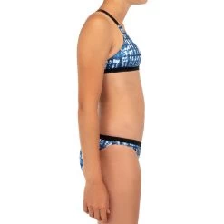 HAUT DE MAILLOT DE BAIN SURF FILLE BRASSIÈRE BLEU BONDI 500 14 HAUT DE MAILLOT DE BAIN SURF FILLE BRASSIÈRE BLEU BONDI 500 -Meilleur Surf Magasin haut de maillot de bain surf fille brassiere bleu bondi 500 5