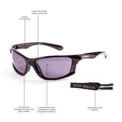 Lunette Soleil Flottantes Sport Nautiques OCEAN Cyprus Noir Et Fume -Meilleur Surf Magasin lunette soleil flottantes sport nautiques ocean cyprus noir et fume 3