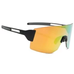 Lunettes De Soleil De Sport PUNCAK Noir Mat, CX ORANGE - Cat.3 - MUNDAKA