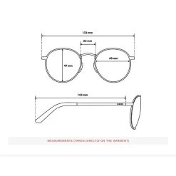 Lunettes De Soleil Rondes Acier Inox Surf Homme Et Femme Notting Hill Noir -Meilleur Surf Magasin lunettes de soleil rondes acier inox surf homme et femme notting hill noir 3