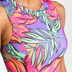 Maillot De Bain 1 Pièce Femme - Carla Longi Violet -Meilleur Surf Magasin maillot de bain 1 piece femme carla longi violet 5