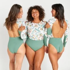 Maillot De Bain 1 Pièce Manches Longues Femme - Mary Belly Blanc -Meilleur Surf Magasin maillot de bain 1 piece manches longues femme mary belly blanc 3