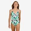 MAILLOT DE BAIN 1 PIECE TRIANGLE FILLE 500 VERT -Meilleur Surf Magasin maillot de bain 1 piece triangle fille 500 vert