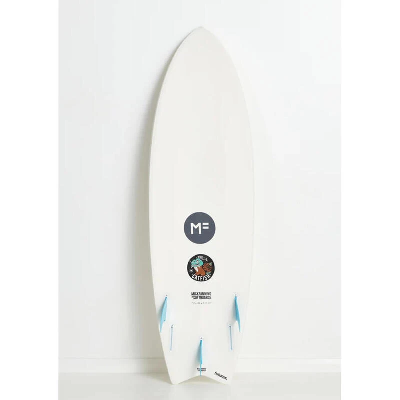 MF Catfish 5'4 Softboard- White 4 MF Catfish 5'4 Softboard- White – Image 2