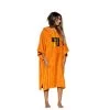 Pacifique Sud | Poncho Surf | Orange | Avec Manches -Meilleur Surf Magasin pacifique sud poncho surf orange avec manches