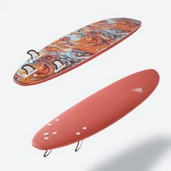 Planche De Surf Mousse 7' - 500 Orange -Meilleur Surf Magasin planche de surf mousse 7 500 orange 2