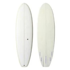 Planche De Surf QUOKKA Hybrid 5Fins White Deck Cream 6'6"