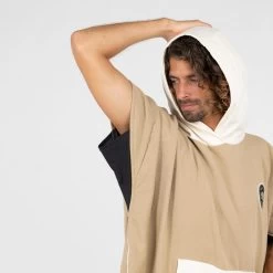 Poncho Surf Adulte - 500 Sable -Meilleur Surf Magasin poncho surf adulte 500 sable 5