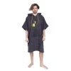 Poncho Surf Gris | Taille Unique | 100% Coton | Unisexe | Avec Manches -Meilleur Surf Magasin poncho surf gris taille unique 100 coton unisexe avec manches