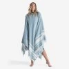 Serviette De Plage Poncho 190 X 190 Cm - Gris Bleu -Meilleur Surf Magasin serviette de plage poncho 190 x 190 cm gris bleu