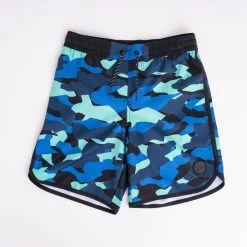 SHORT DE BAIN 500 BLEU CAMO -Meilleur Surf Magasin short de bain 500 bleu camo 8