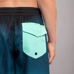 SHORT DE BAIN 500 BLEU NOIR -Meilleur Surf Magasin short de bain 500 bleu noir 3