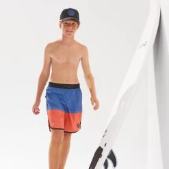 Meilleur Surf Magasin -Meilleur Surf Magasin short de bain 500 bleu rouge 1