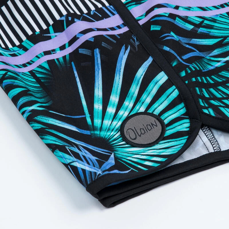 Short De Bain Garçon - 500 Palmsand Noir 6 Short De Bain Garçon - 500 Palmsand Noir – Image 4