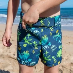 SHORT DE BAIN GARCON BLEU MARINE -Meilleur Surf Magasin short de bain garcon bleu marine 3