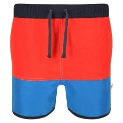 Regatta Short De Bain SERGIO Enfant (Rouge Vif / Bleu Vif)