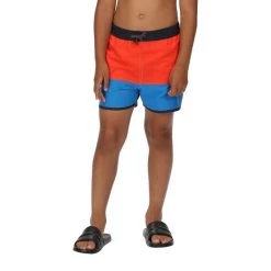 Regatta Short De Bain SERGIO Enfant (Rouge Vif / Bleu Vif) -Meilleur Surf Magasin short de bain sergio enfant rouge vif bleu vif 3