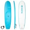 SURF MOUSSE 100 8'2" Livrée Avec Un Leash Et 3 Ailerons. -Meilleur Surf Magasin surf mousse 100 82 livree avec un leash et 3 ailerons