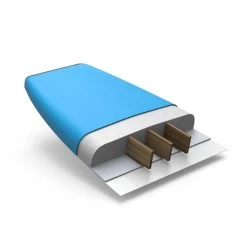 SURF MOUSSE 100 8'2" Livrée Avec Un Leash Et 3 Ailerons. -Meilleur Surf Magasin surf mousse 100 82 livree avec un leash et 3 ailerons 2