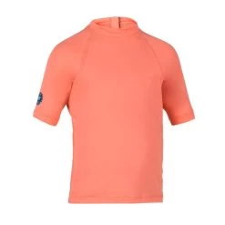 T-shirt Anti UV Bébé Manches Courtes Corail -Meilleur Surf Magasin t shirt anti uv bebe manches courtes corail 6