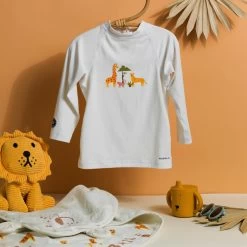 T-shirt Anti UV Bébé Manches Longues Imprimé Savane -Meilleur Surf Magasin t shirt anti uv bebe manches longues imprime savane 4