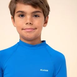 Tee Shirt Anti Uv Enfant Manches Longues Bleu -Meilleur Surf Magasin tee shirt anti uv enfant manches longues bleu 2