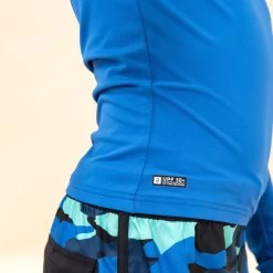 Tee Shirt Anti Uv Enfant Manches Longues Bleu -Meilleur Surf Magasin tee shirt anti uv enfant manches longues bleu 3